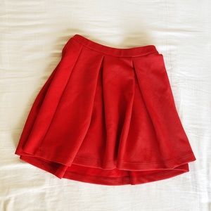 Dynamite Red Skater Skirt